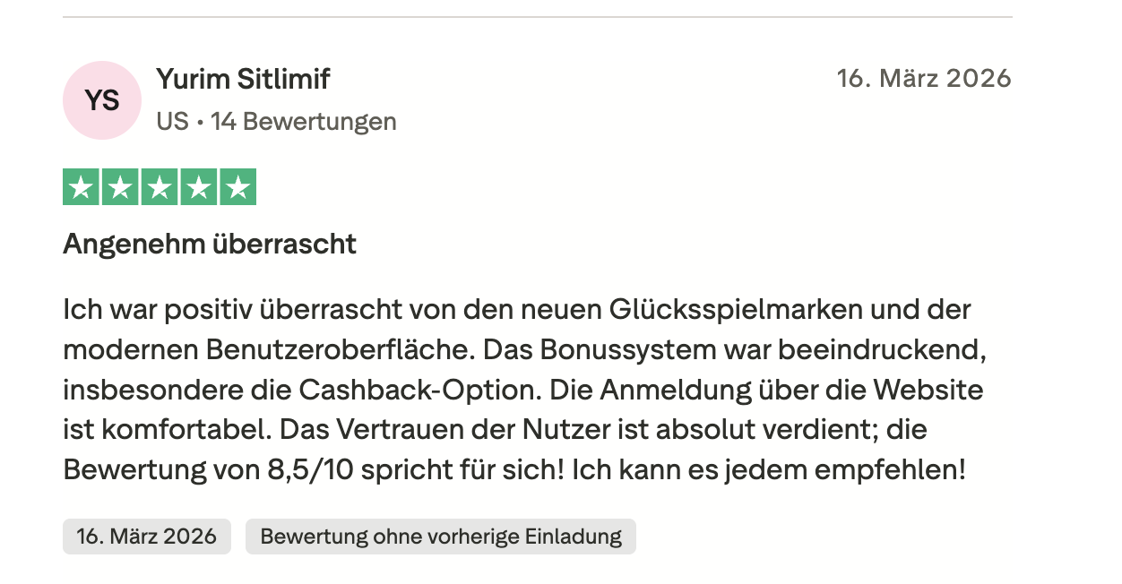 Beef Casino Vertrauen Cashback Bonussystem Bewertung